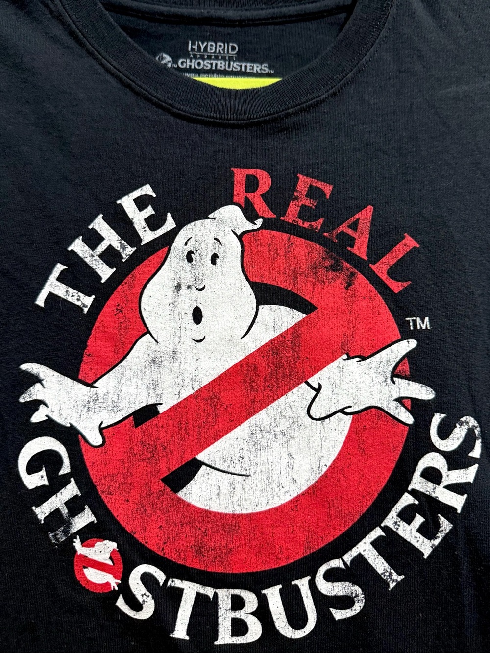 🔥Halloween Ghost Busters Cropped Graphic T-shirt Size XL